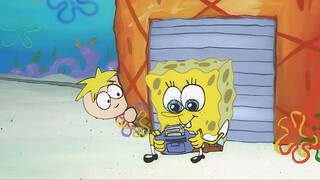 Cậu bé tóc vàng gặp SpongeBob SquarePants