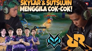 MATCH SERU PARAH !! SKYLAR & SUTSUJIN MODE ALIEN !! RRQ VS VAMOS MATCH 1 - KNOCKOUT STAGE DAY 1