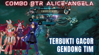 COMBO BTR ALICE-ANGELA dipakai di rank. Terbukti Gacor Gendong TIM