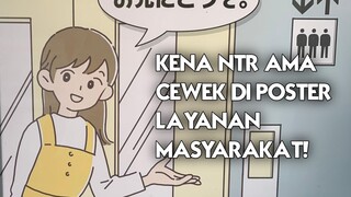 Orang Jepang Ini kena NTR dari Cewek yang Ada di Poster Pelayanan Masyarakat