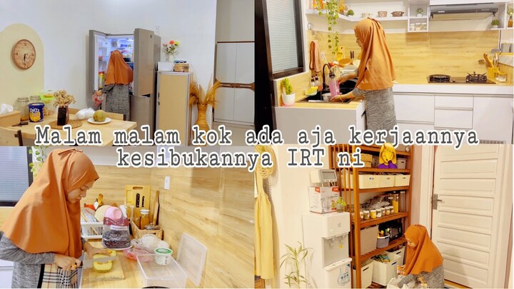 Kesibukan IRT Mau Siang atau Malam Tetep Wajib Gercep🌻 Semangat Beberes Dapur Dini Hari🌻Dapur Mini
