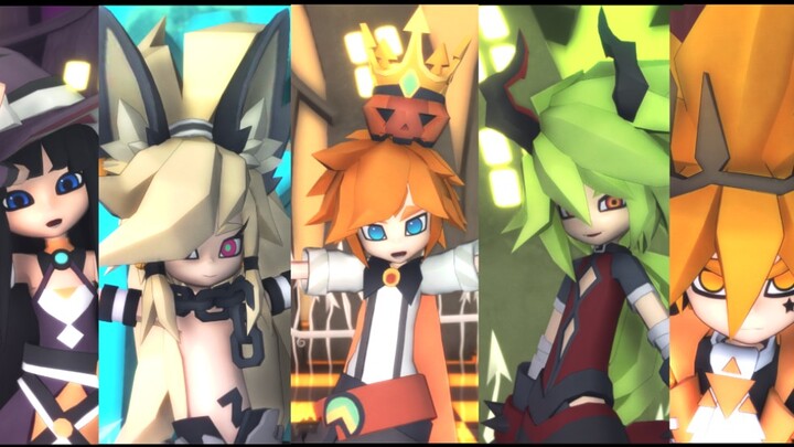 [Bump World MMD/Mobile Games Skin Display] "Trick or Treat ψ(*｀ー´)ψ"——Halloween Special Happy Hallow