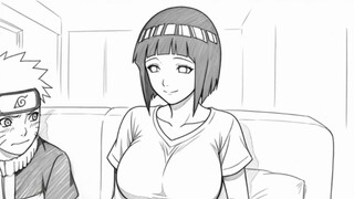 Little Naruto and Big Hinata
