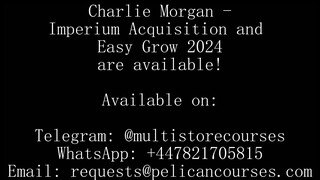 Charlie Morgan Courses