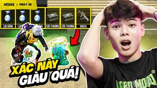 FREE FIRE | Chỉ được loot đồ từ HÒM XÁC, Heavy giả nghèo giựt Booyah với 33 KILL QUÁ ĐỈNH