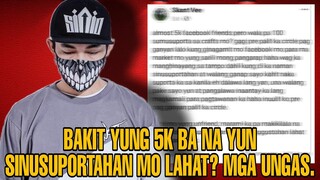 SINIO NAIINIS SA VIRAL POST NA PALIT CIRCLE O MAG UNFRIEND NG MGA KAIBIGANG HINDI SUMUSUPORTA