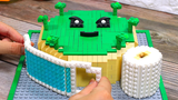 COVID CAKE จาก LEGO ในชีวิตจริง - Stop Motion Cooking ＆ ASMR (CoronaVirus)