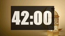 42 Minute Timer | Loud Alarm | Time call
