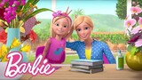 Barbie Bahasa | Barbie Vlogger Series | DIY MUDAH: KARTU UCAPAN TERIMA KASIH DENGAN BUNGA!