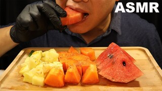 ASMR EATING FRESH FRUITS WITH LOCALJAX SPECIAL RECIPE | NO TALKING | REAL EATING SOUNDS