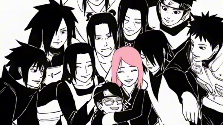 This... a pink-haired man sneaked into the black-haired family