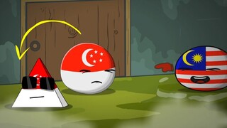 kenapa countryballs Singapura berbentuk segitiga ?