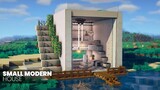 ⛏️ Minecraft Build Tutorial 🏘️ Small Modern House