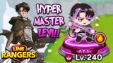 HYPER MASTER LEVI!! ⚔️🔥 LINE RANGERS (INDONESIA): 8☆ Mighty Soldier Levi Hyper Master Lvl. 240