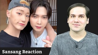 Don't fall in love with Sansang (San & Yeosang | Ateez) challenge / Reaction