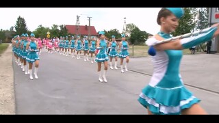 Polish girl dancing