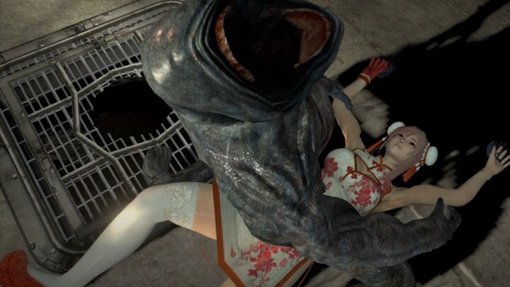 【Resident Evil 6】The white silk cheongsam Niang Sui Naiguo who sneaked in secretly but was forced to