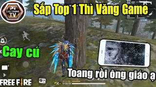 [Garena Free Fire] Đập Nát Điện Thoại Vì Sắp Top 1 Thì Bị Văng Game | Lưu Trung TV