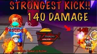 MOST POWERFUL KICK-PUNCH 2 HIT COMBO IN ANIME FIGHTING SIMULATOR