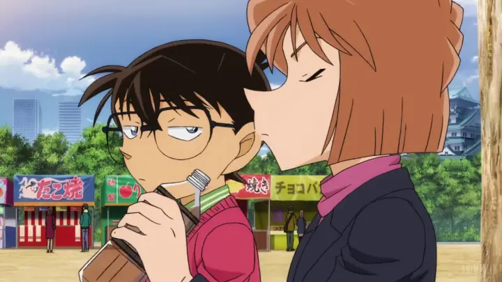 Conan x Ai 19 EP 967 Moment Conan is treating Haibara a takoyaki  | Funny Anime X Montage