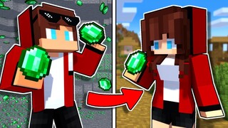 MAIZEN : JJ became a GIRL2 - Minecraft Animation JJ & Mikey