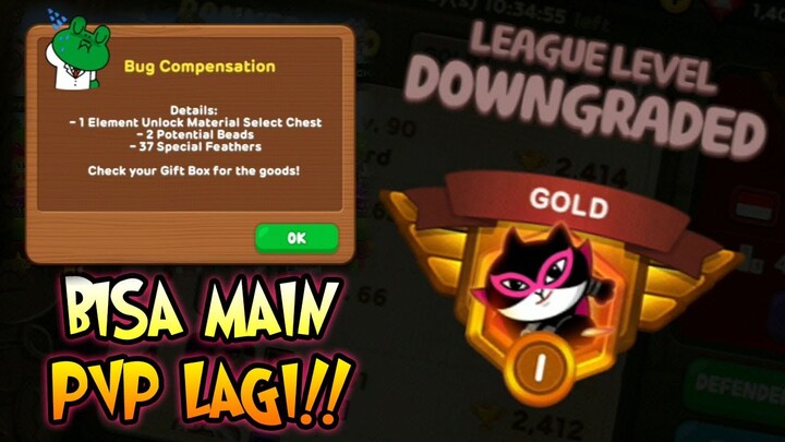 BISA MAIN PVP LAGI!! LANGSUNG LONGSOR KE GOLD 🤣🤣 LINE RANGERS (INDONESIA)