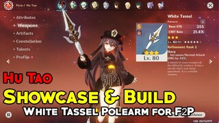 Hu Tao C0-  White Tassel R5 Build & Showcase 178K Damage - Genshin Impact