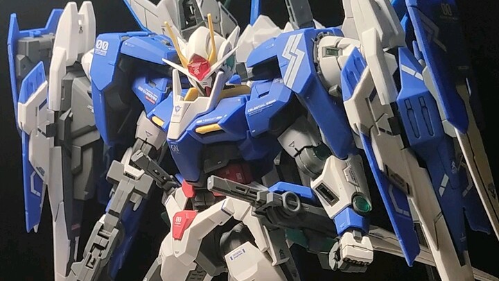 Bandai MG 1/100 00 Tăng Cường Gundam 00 RAISER/GUNDAM + Trong Nước WE00 Tăng Cường Mô Đun XN 00R Bộ 