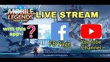 HOW TO LIVE MOBILE LEGENDS IN YOUTUBE AND FACEBOOK USING YOUR PHONE
