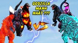 GTA 5 - Thử thách cho tất cả Godzilla đánh nhau - Hình dạng nào là mạnh nhất | GHTG