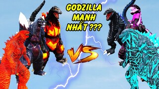 GTA 5 - Thử thách cho tất cả Godzilla đánh nhau - Hình dạng nào là mạnh nhất | GHTG