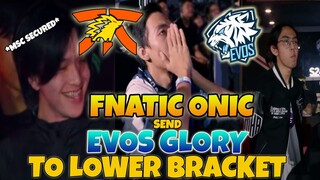 FNATIC ONIC SEND EVOS GLORY TO LOWER BRACKET 🎇🎇🎇