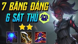 (ĐTCL) TOP 1 LÀ DỄ VỚI AKALI 7 BĂNG ĐẢNG 6 SÁT THỦ SIÊU MAX PING! TFT MÙA 6 BẢN 11.22 | iLoda