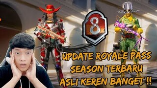 UPDATE !! AKHIRNYA KELUAR SKIN ROYALE PASS TERBARU , TERNYATA BEGINI ASLI KEREN  !! - PUBG MOBILE