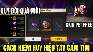 [FreeFire] Cách Kiếm Huy Hiệu Tay Cầm Tím Quy Đổi Quà Sự Kiện , Review Vòng Quay Chế Tác Mới Sắp Ra