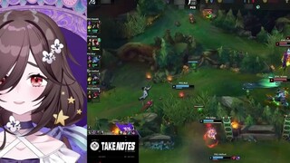 Gala is like a monster! Japanese female anchor watched RNG double kill PSG