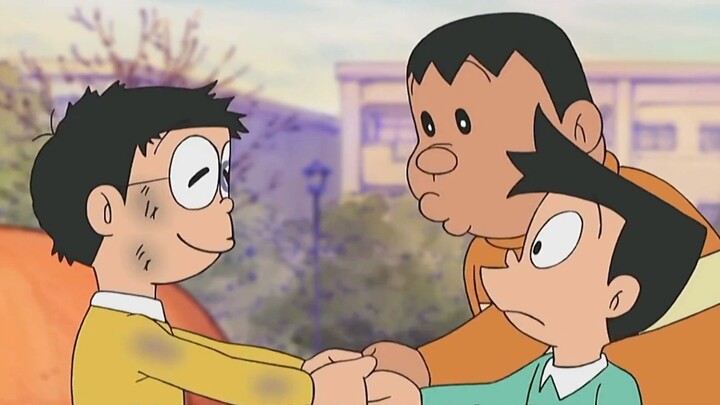 Doraemon-Nobita travels back in time forty-five years later, just to relive the warmth of the past