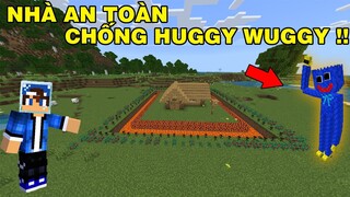 Mình Đã Thử Thách Sinh Tồn | Xây Nhà An Toàn Chống Huggy Wuggy Bắt Người | TRONG MINECRAFT PE..!!