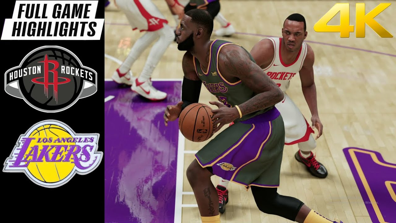 Rockets vs Lakers Full Game Highlights! May 12, 2021 NBA Season NBA2K21 Next-Gen