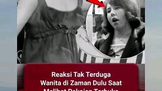 reaksi wanita jaman dul melihat baju seperti ini