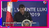 President Duterte Speech to the Stormtroopers