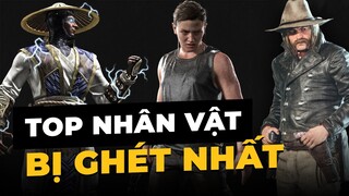 DANH SÁCH NHỮNG NHÂN VẬT GÂY ỨC CHẾ TRONG THẾ GIỚI GAME