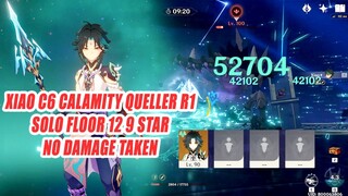 Xiao C6 Calamity Queller R1 Solo Floor 12 9 Star No Damage Taken - Best Satisfying Sounds