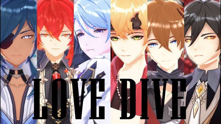 [Genshin Impact] Hold your breath and fall in love‖ LOVE DIVE‖ [MMD]