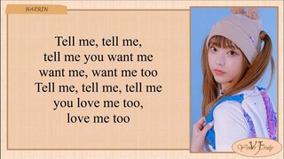 NewJeans 뉴진스 'Tell me FRNK Remix' Easy Lyrics