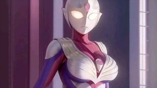 The power from the ancient times, Ultraman Tiga is feminized