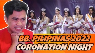 ATEBANG LIVE REACTION | BINIBINING PILIPINAS 2022 ANNOUNCEMENT OF WINNERS #binibiningpilipinas2022