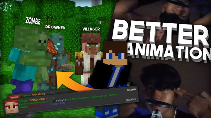 Better Mob Animation!! Mcpe 1.17+ Gerakan Mobs Jadi Smooth! | Texture Minecraft Pocket Edition