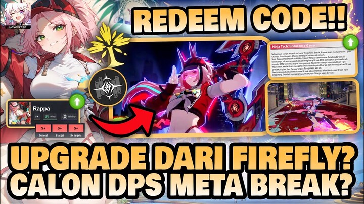 REDEEM CODE BARU!! RAPPA PENGGANTI FIREFLY??! 🤔 | Honkai: Star Rail