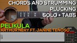 Arthur Nery ft. Janine Teñoso - Pelikula Guitar Tutorial [PLUCKING, SOLO, CHORDS + TABS]